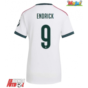 Real Madrid Endrick #9 Primera Equipación Mujer 2026-27 Manga Corta